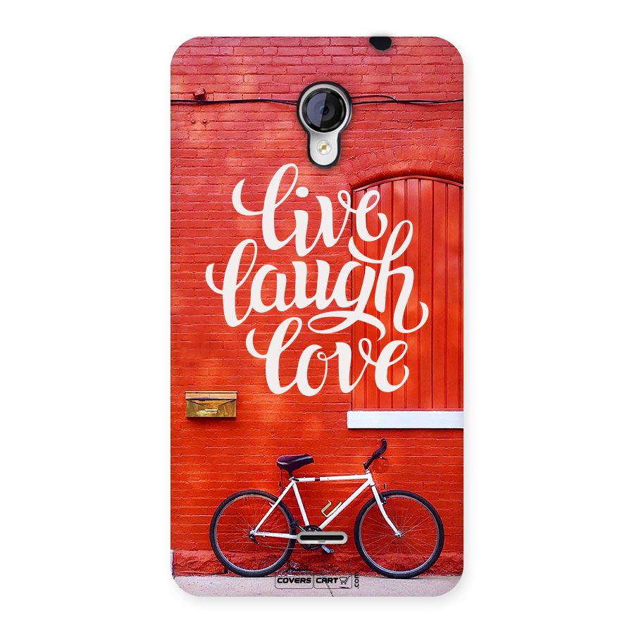 Live Laugh Love Back Case for Micromax Unite 2 A106