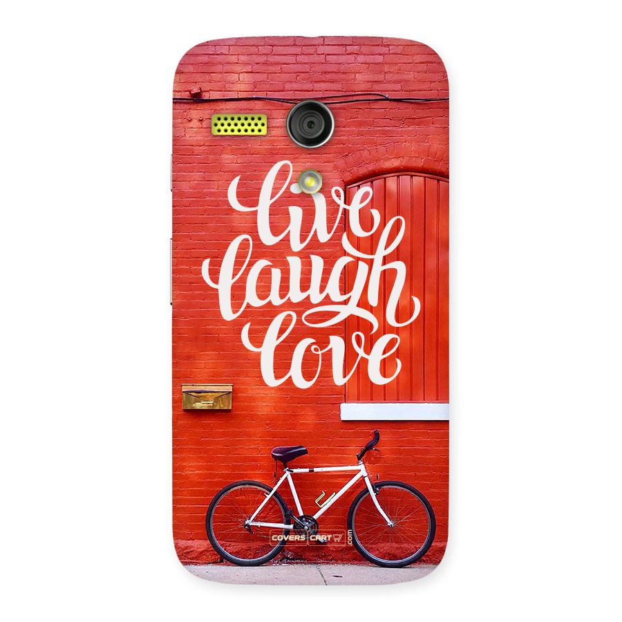 Live Laugh Love Back Case for Moto G