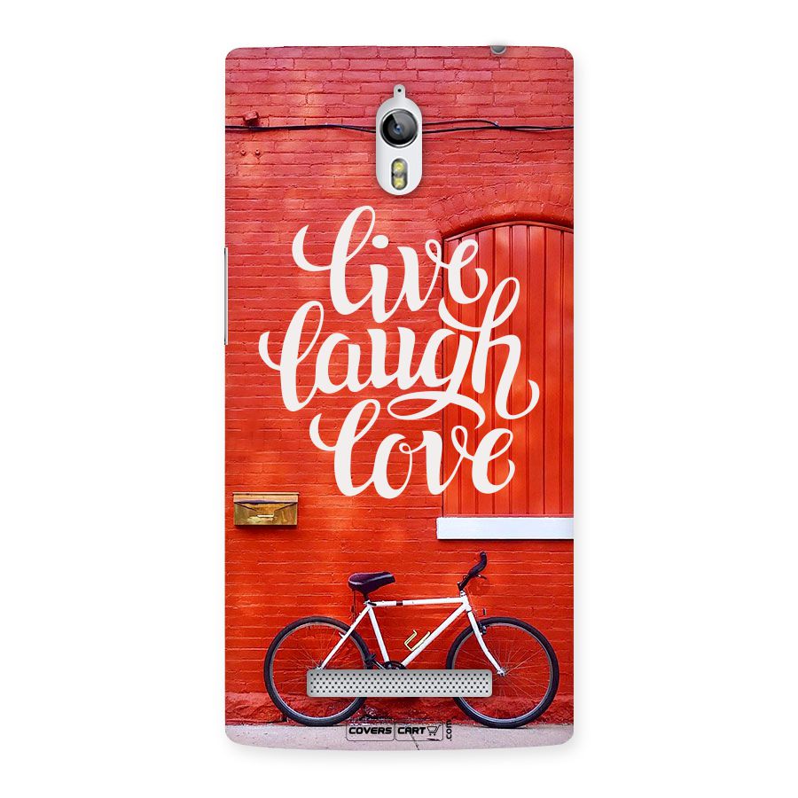 Live Laugh Love Back Case for Oppo Find 7