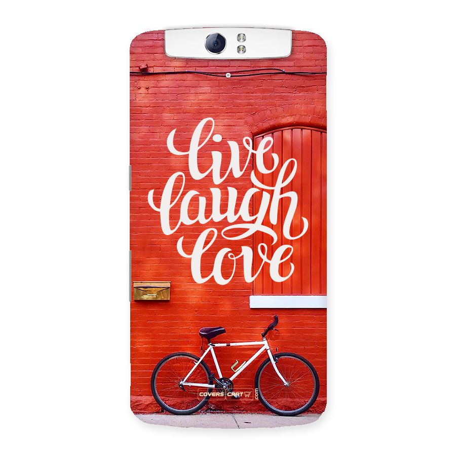 Live Laugh Love Back Case for Oppo N1