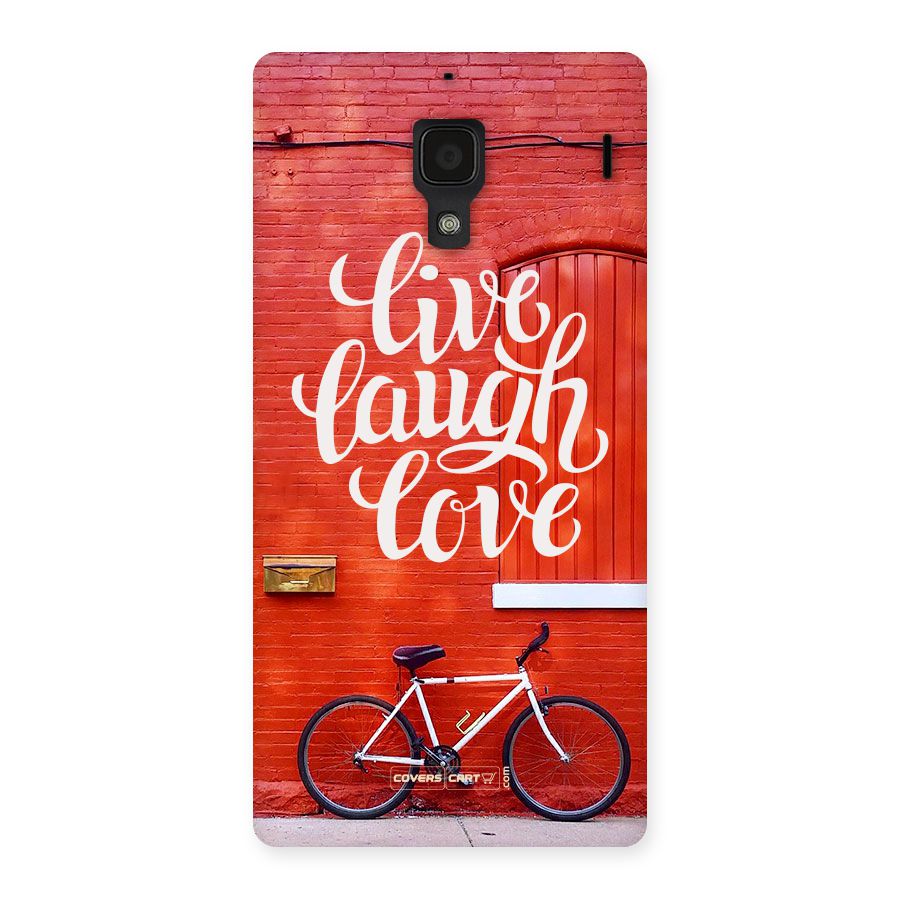 Live Laugh Love Back Case for Redmi 1S