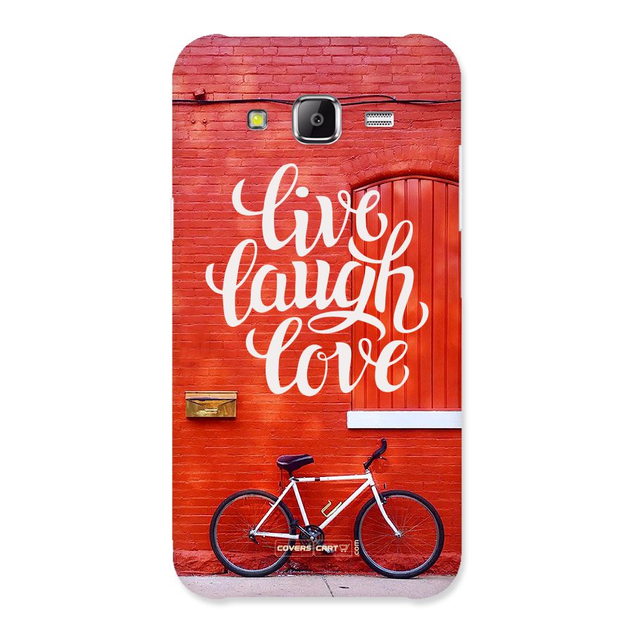 Live Laugh Love Back Case for Samsung Galaxy J2 Prime