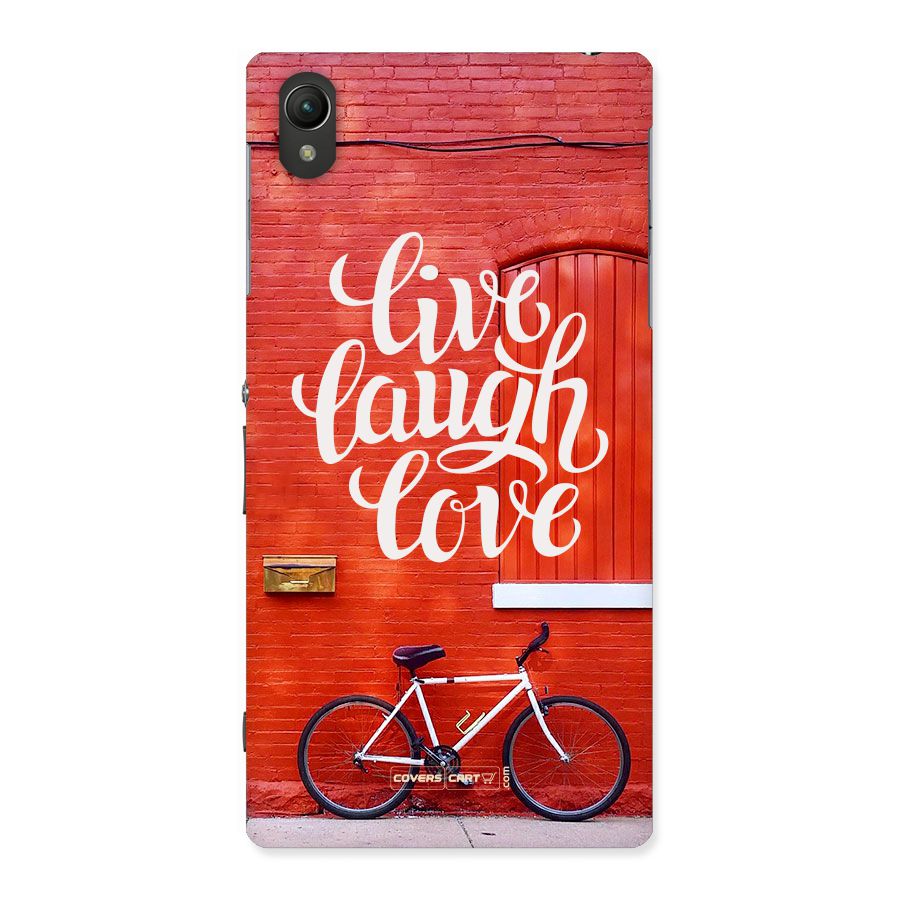 Live Laugh Love Back Case for Sony Xperia Z1