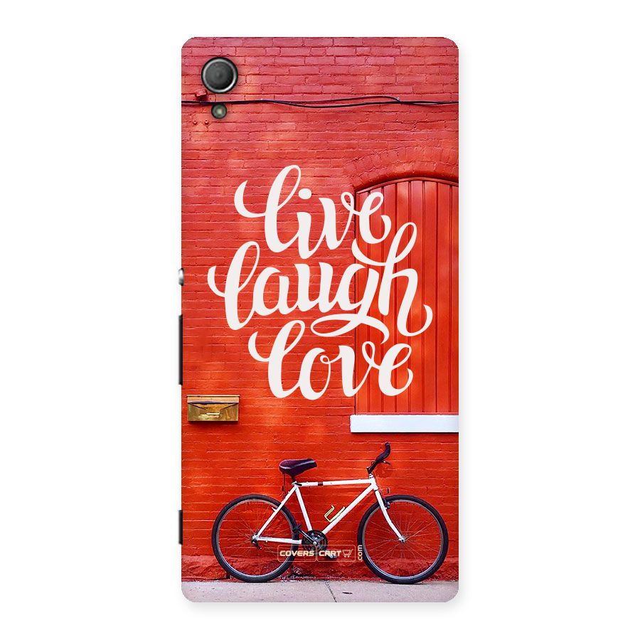 Live Laugh Love Back Case for Xperia Z4
