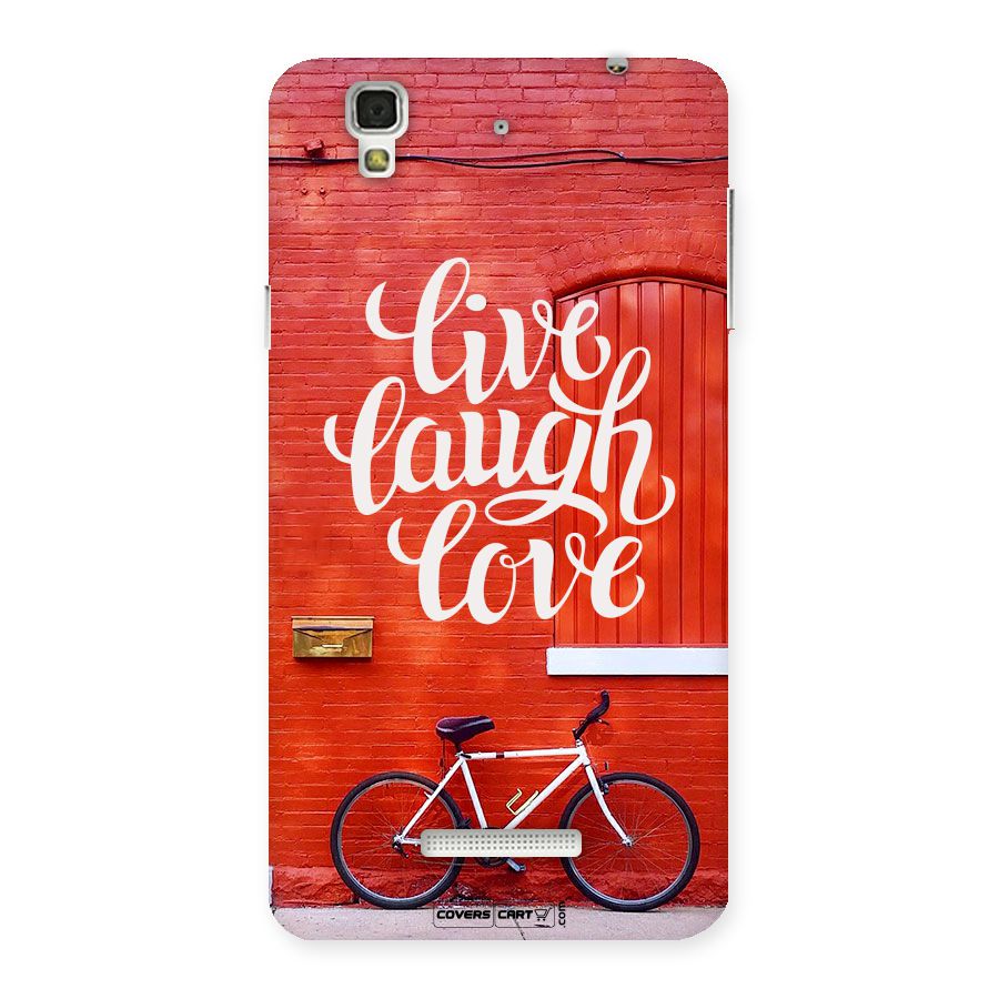 Live Laugh Love Back Case for YU Yureka Plus