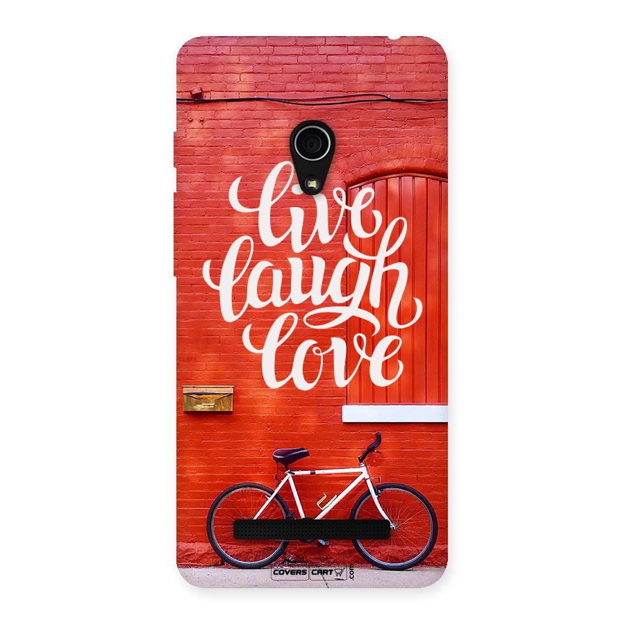 Live Laugh Love Back Case for Zenfone 5