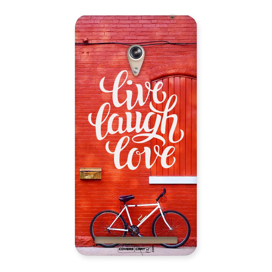 Live Laugh Love Back Case for Zenfone 6