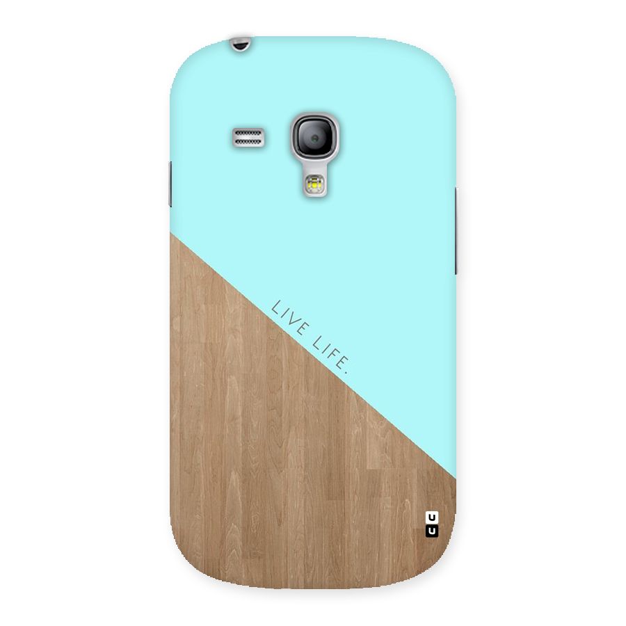 Live Life Back Case for Galaxy S3 Mini