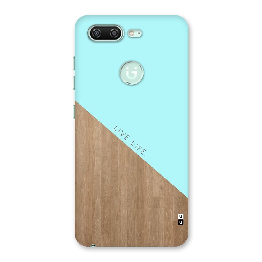 Live Life Back Case for Gionee S10
