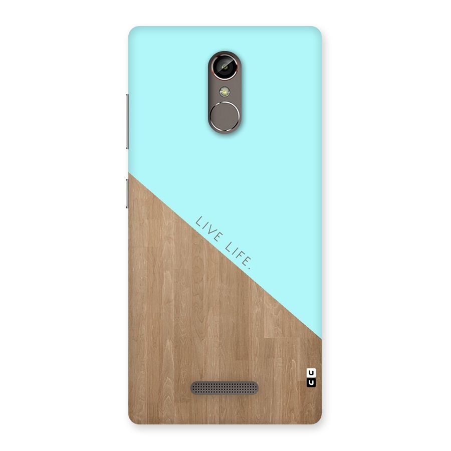 Live Life Back Case for Gionee S6s