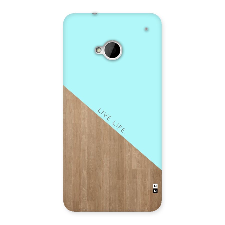 Live Life Back Case for HTC One M7
