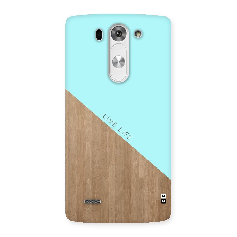 Live Life Back Case for LG G3 Beat