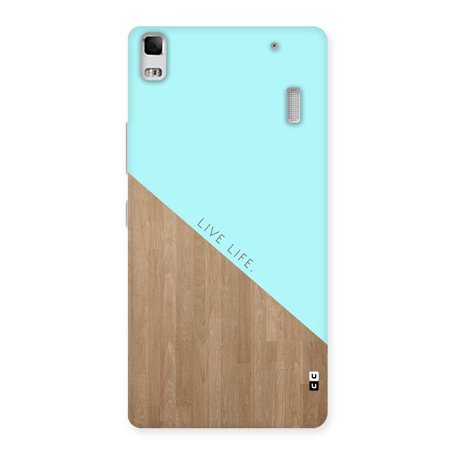 Live Life Back Case for Lenovo A7000