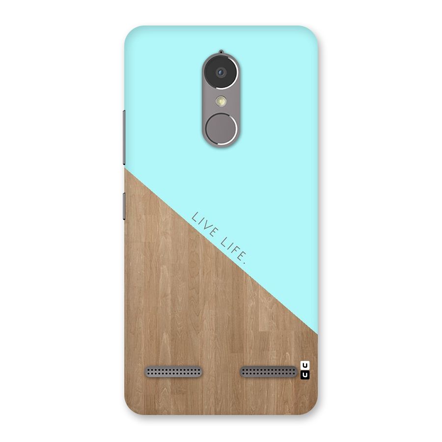 Live Life Back Case for Lenovo K6