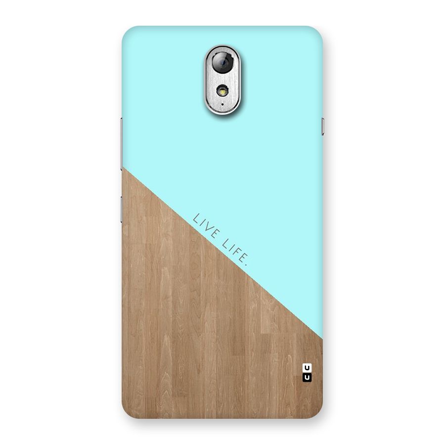 Live Life Back Case for Lenovo Vibe P1M