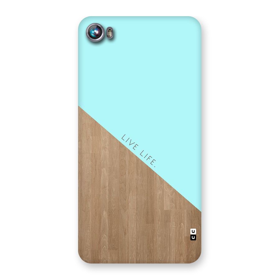 Live Life Back Case for Micromax Canvas Fire 4 A107