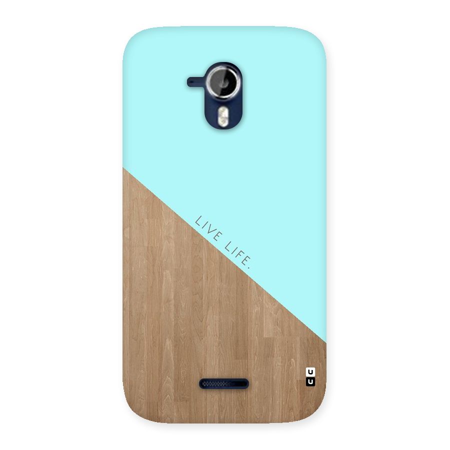 Live Life Back Case for Micromax Canvas Magnus A117