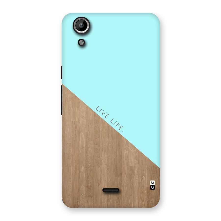 Live Life Back Case for Micromax Canvas Selfie Lens Q345