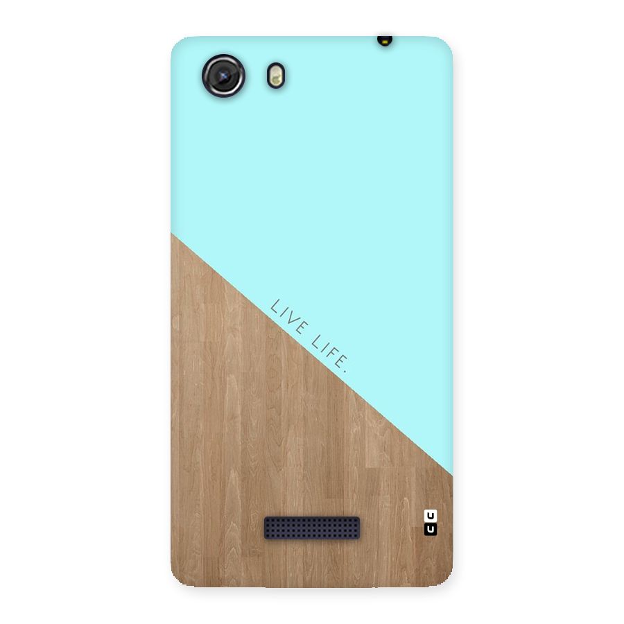 Live Life Back Case for Micromax Unite 3