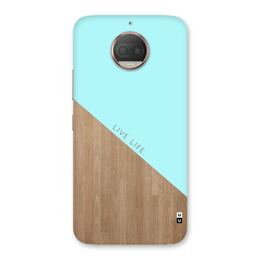 Live Life Back Case for Moto G5s Plus