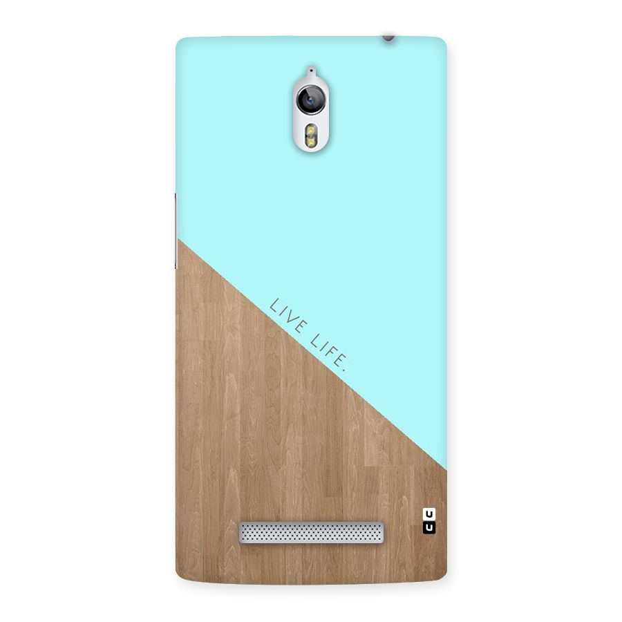 Live Life Back Case for Oppo Find 7