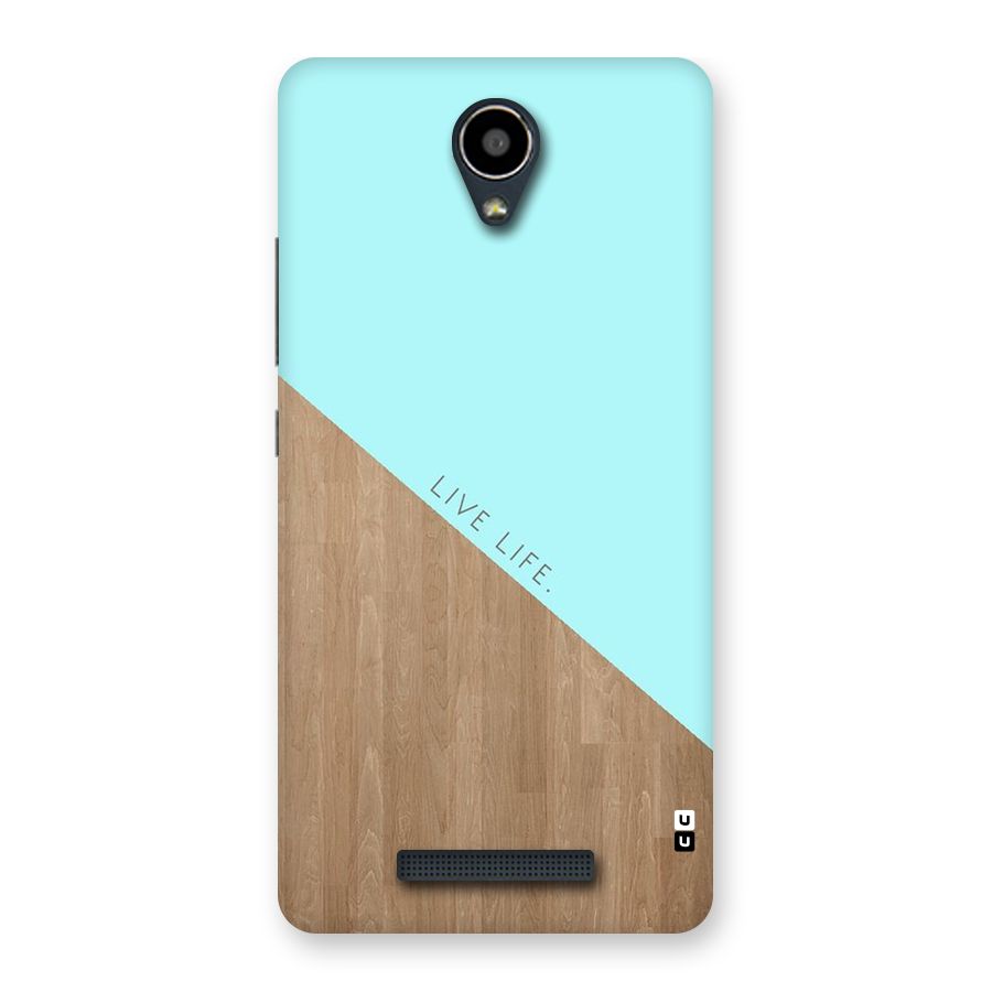 Live Life Back Case for Redmi Note 2