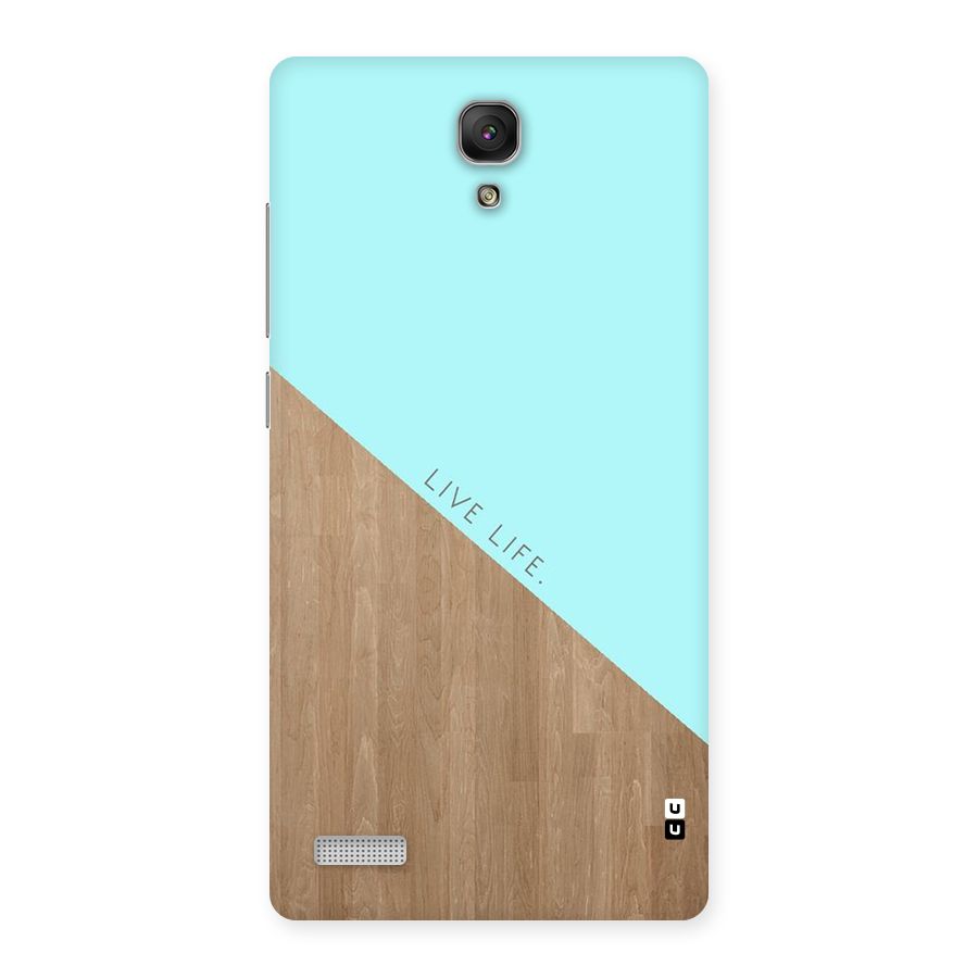 Live Life Back Case for Redmi Note Prime