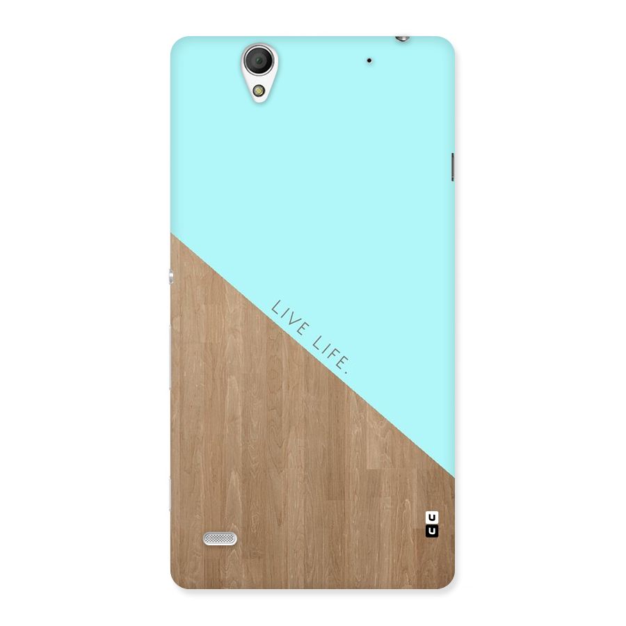 Live Life Back Case for Sony Xperia C4