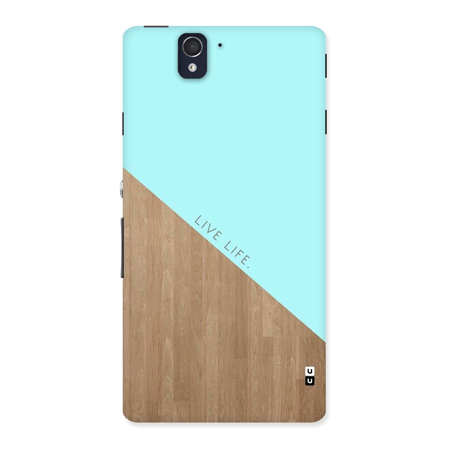 Live Life Back Case for Sony Xperia Z