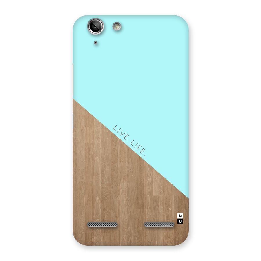 Live Life Back Case for Vibe K5 Plus