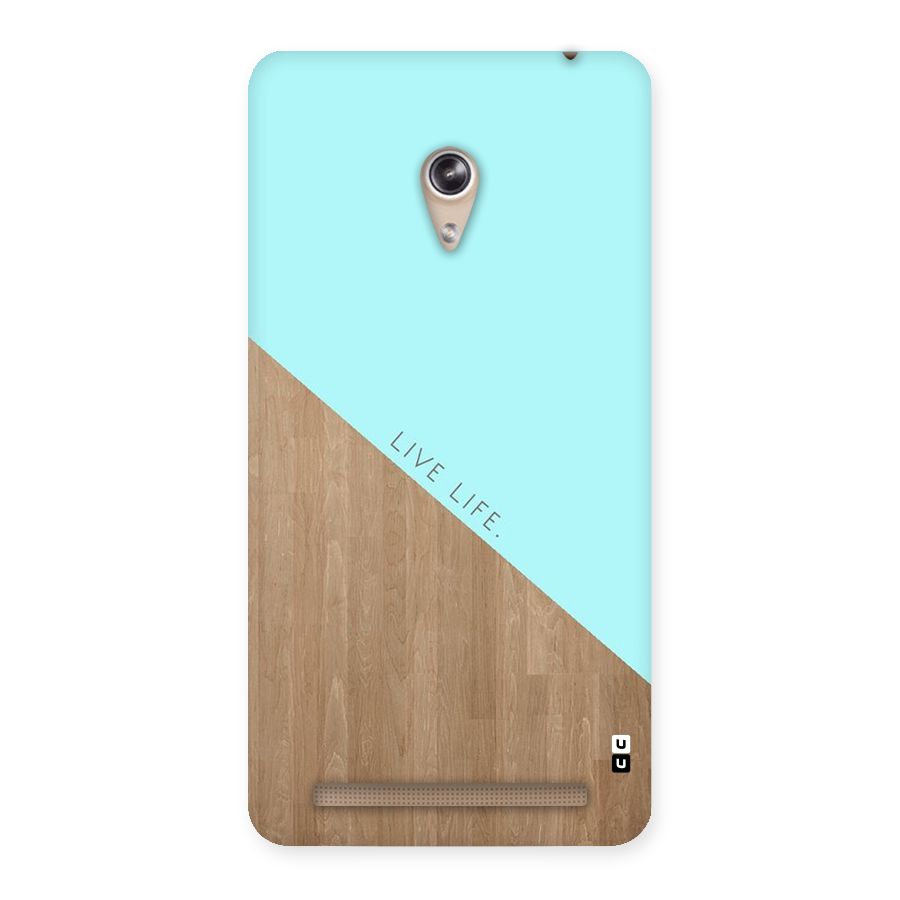 Live Life Back Case for Zenfone 6