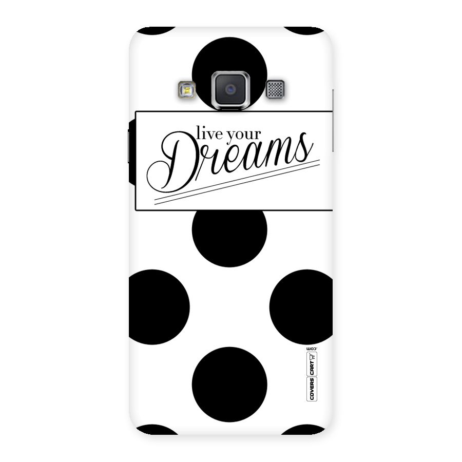 Live Your Dreams Back Case for Galaxy A3