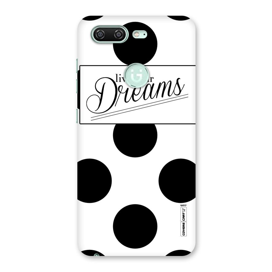 Live Your Dreams Back Case for Gionee S10