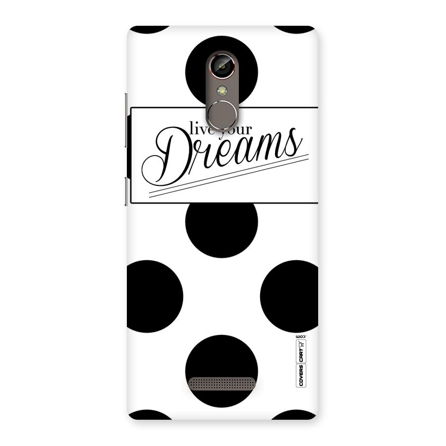 Live Your Dreams Back Case for Gionee S6s