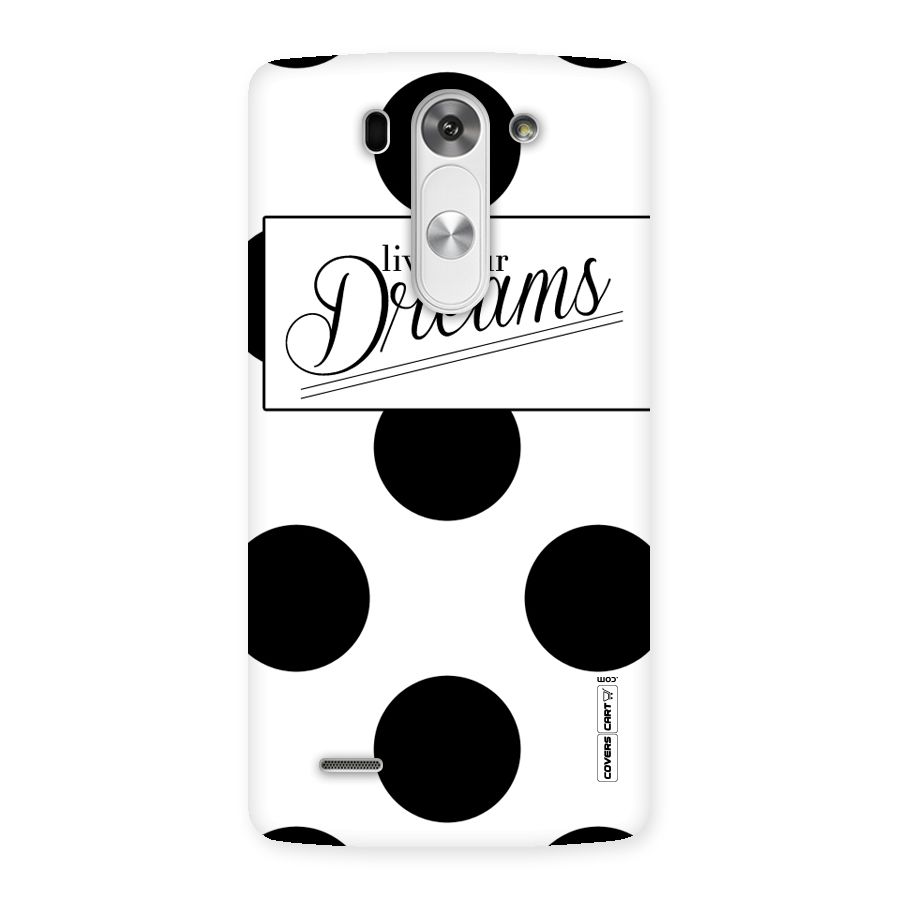 Live Your Dreams Back Case for LG G3 Mini