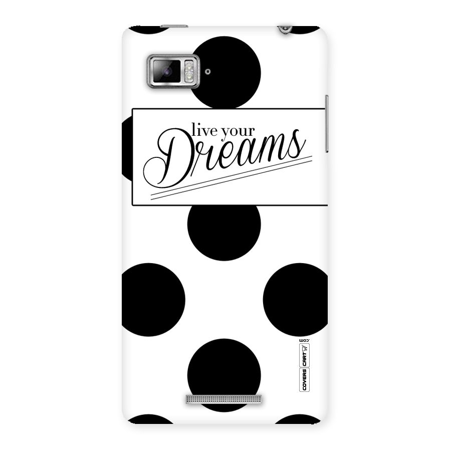 Live Your Dreams Back Case for Lenovo Vibe Z K910