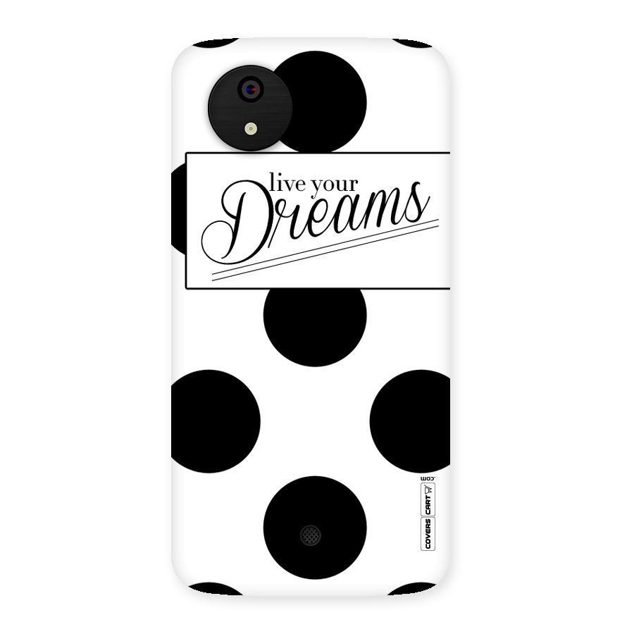 Live Your Dreams Back Case for Micromax Canvas A1
