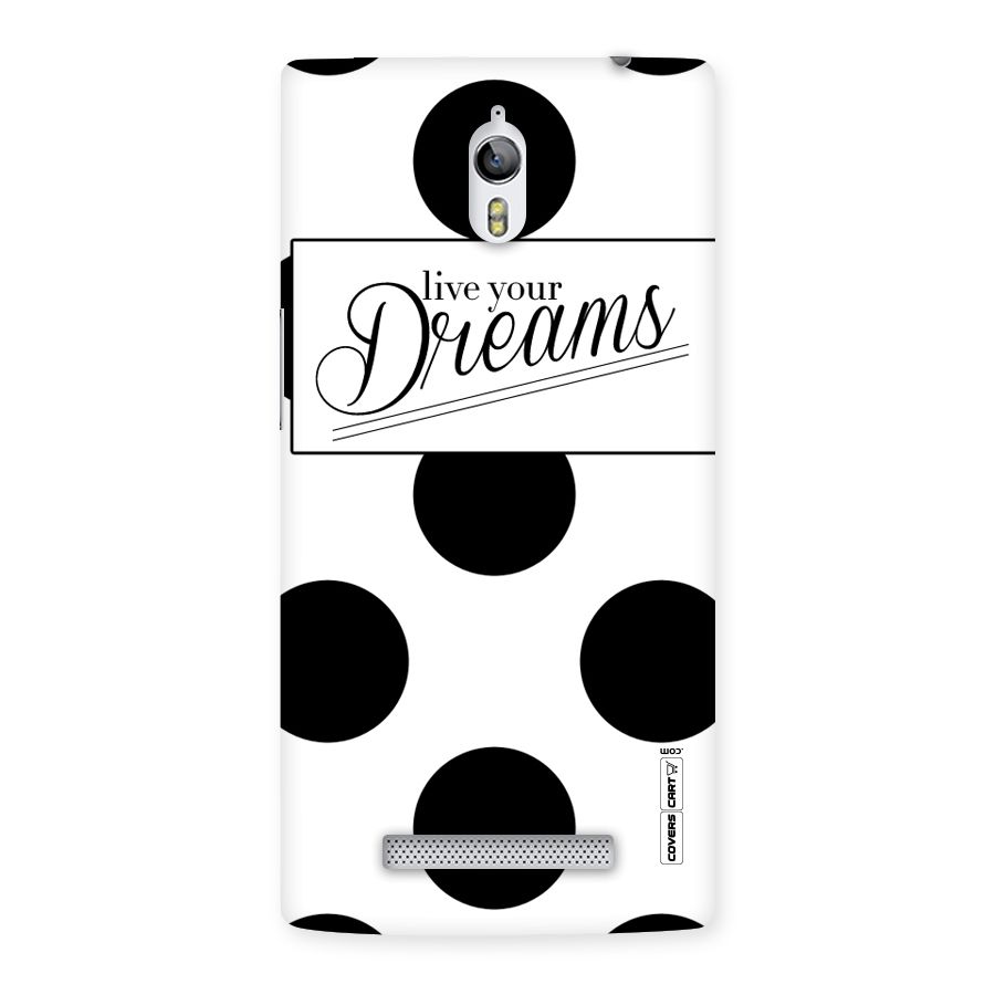 Live Your Dreams Back Case for Oppo Find 7