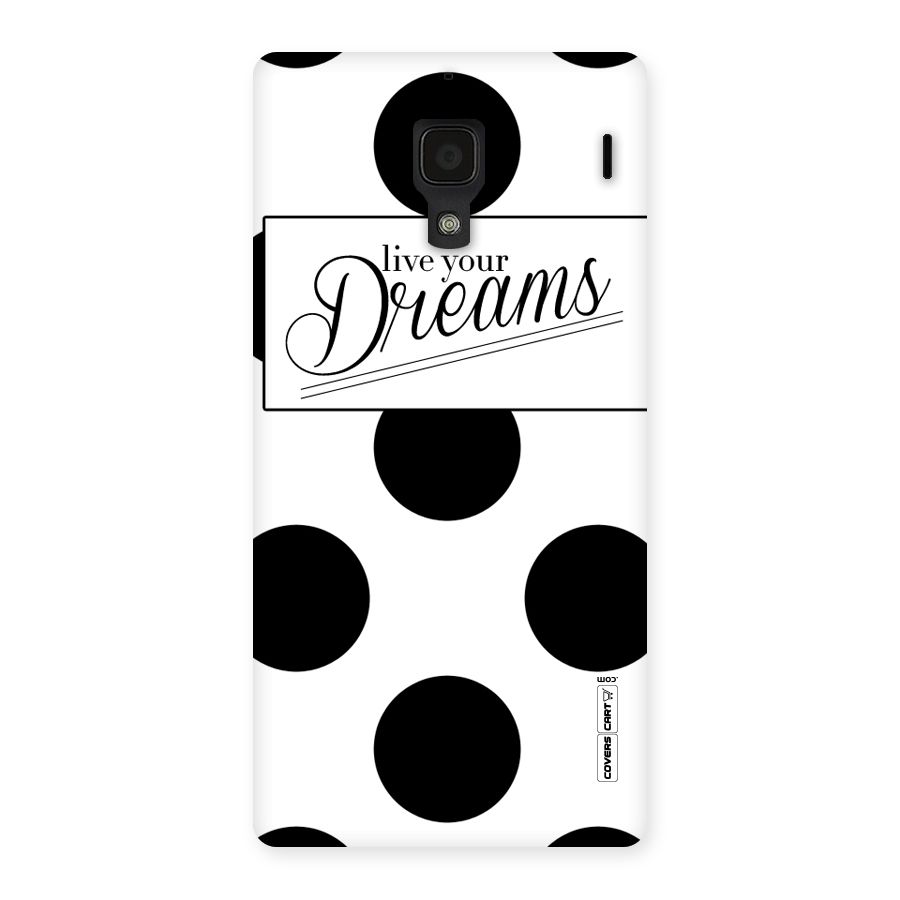 Live Your Dreams Back Case for Redmi 1S
