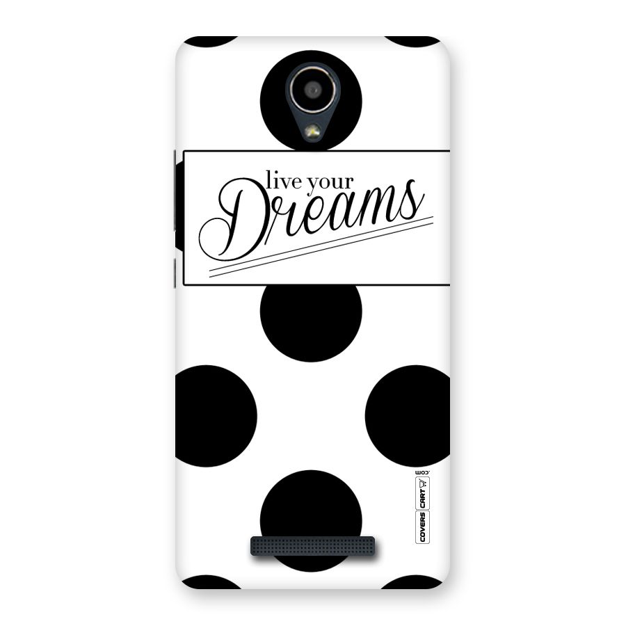 Live Your Dreams Back Case for Redmi Note 2