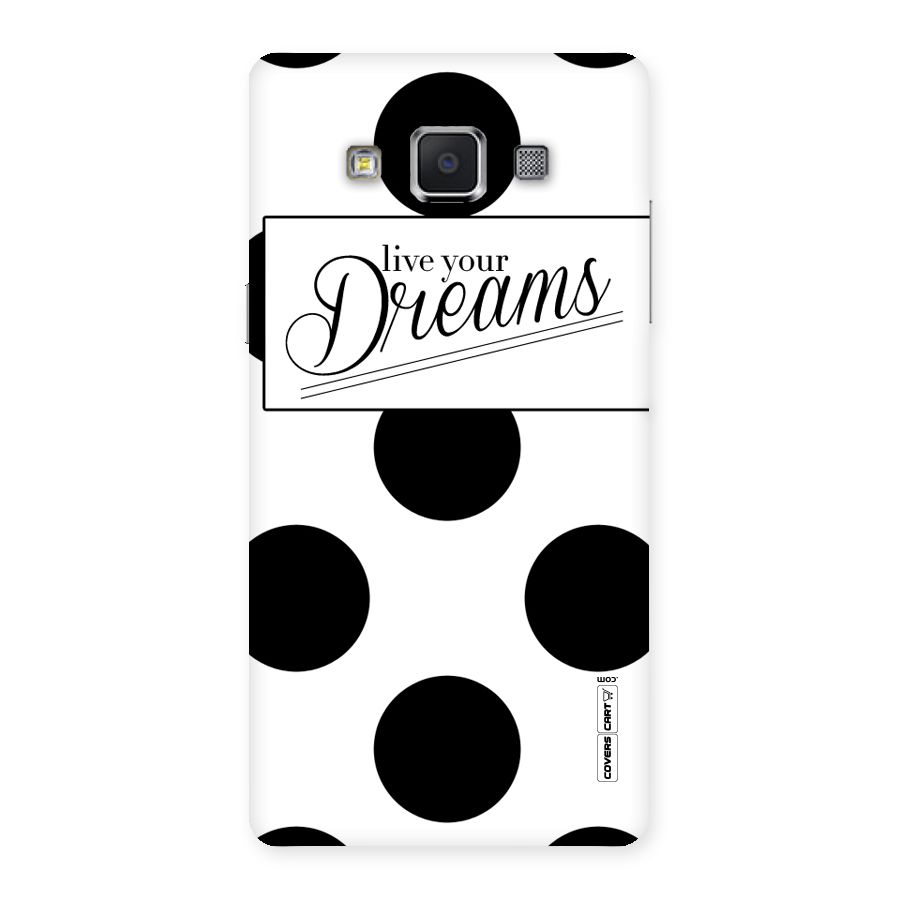 Live Your Dreams Back Case for Samsung Galaxy A5