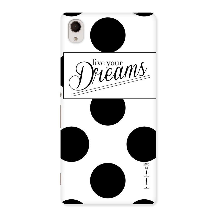 Live Your Dreams Back Case for Sony Xperia M4