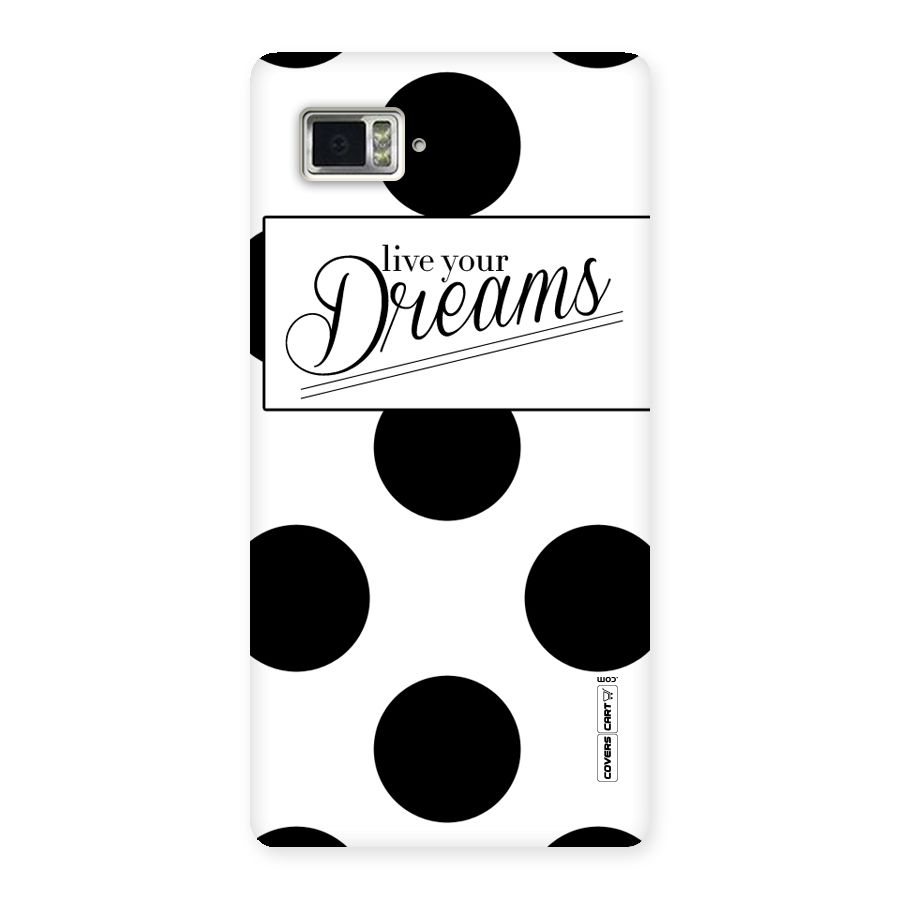 Live Your Dreams Back Case for Vibe Z2 Pro K920