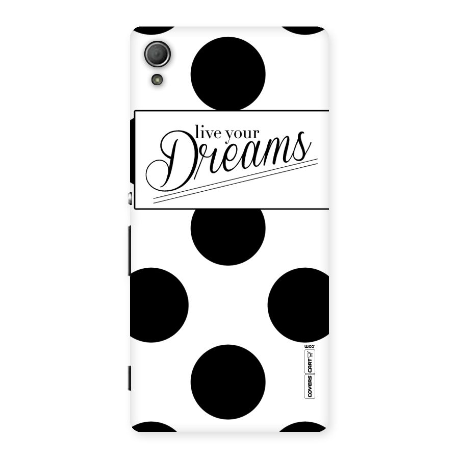 Live Your Dreams Back Case for Xperia Z4