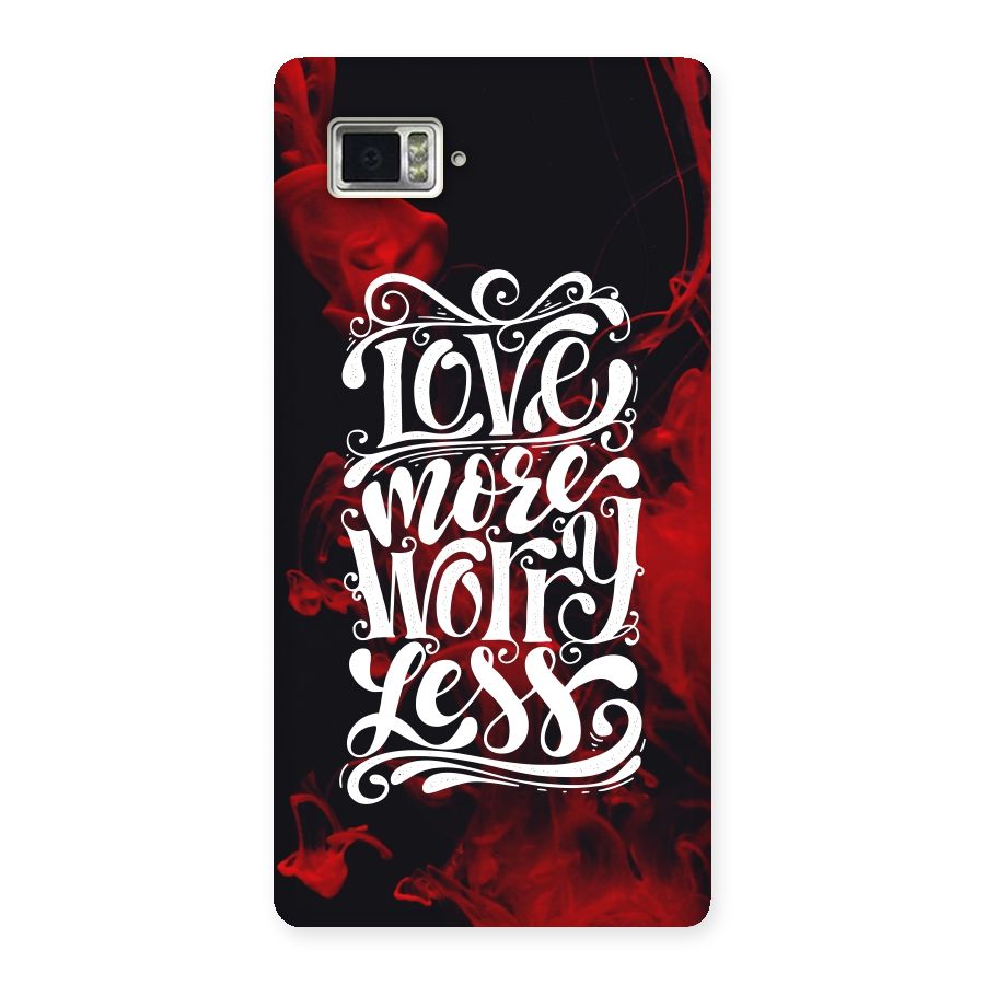 Love More Worry Less Back Case for Vibe Z2 Pro K920
