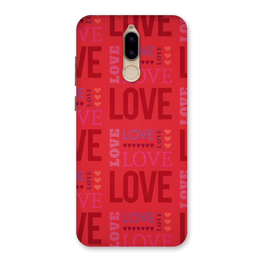 Love Pattern Back Case for Honor 9i