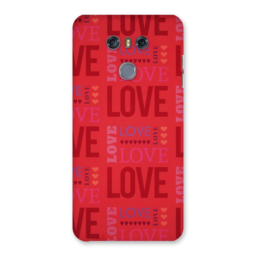 Love Pattern Back Case for LG G6