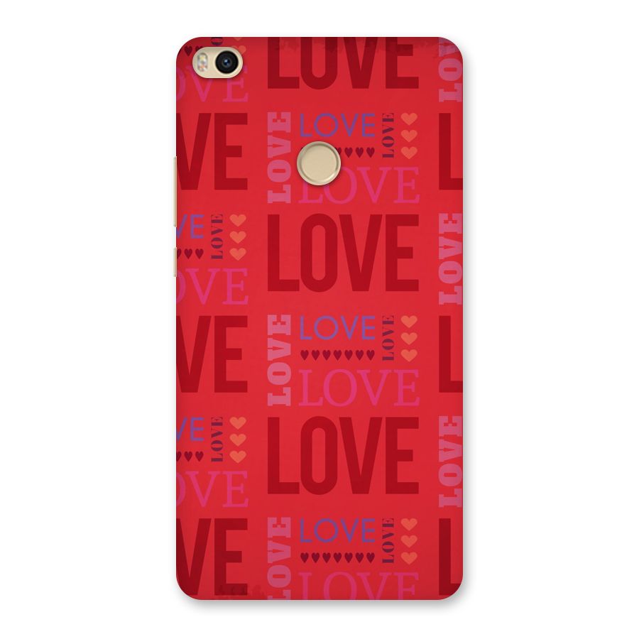 Love Pattern Back Case for Mi Max 2