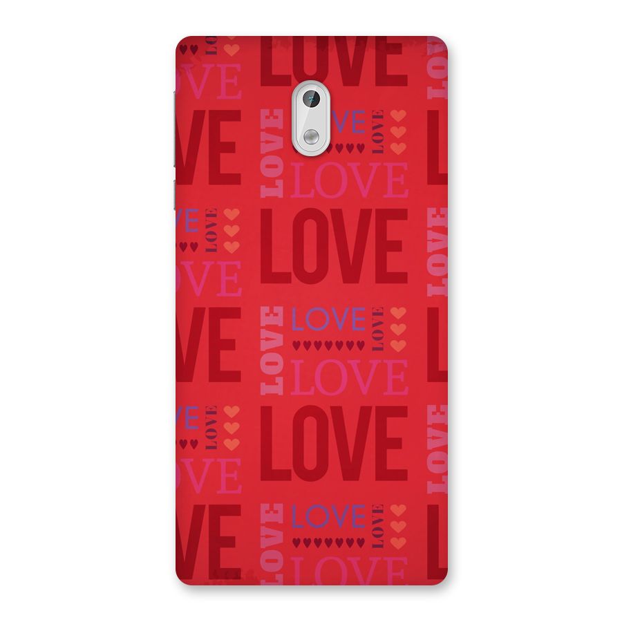 Love Pattern Back Case for Nokia 3