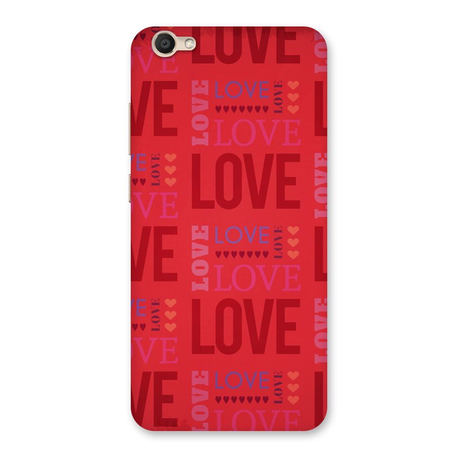 Love Pattern Back Case for Vivo V5